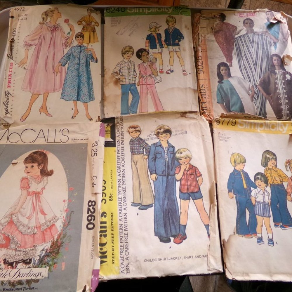 Sewing Pattern Lot OVER 70 patterns! Simplicity Butterick McCalls Burda New Look - Picture 16 of 16